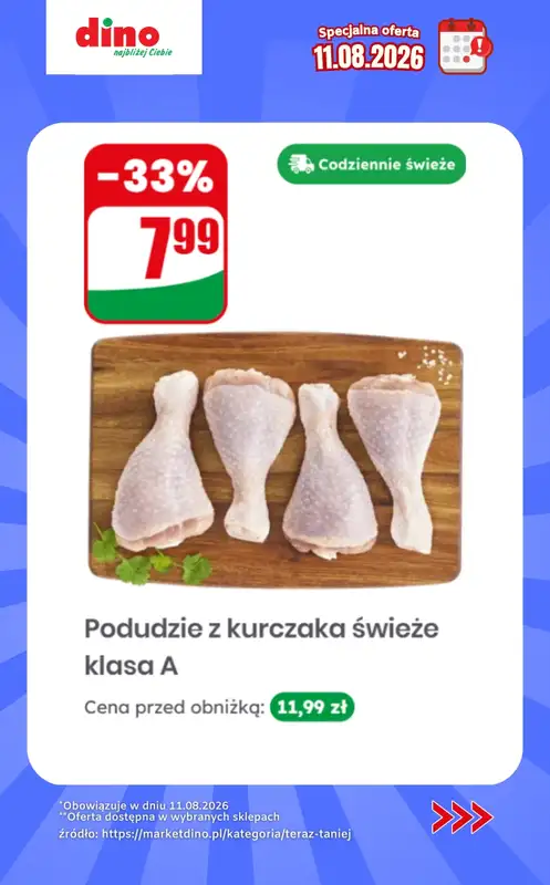 Dino - gazetka promocyjna Specjalna oferta na 11.08.2026 - promocje spoza gazetki od wtorku 11.08 do wtorku 11.08 - strona 3