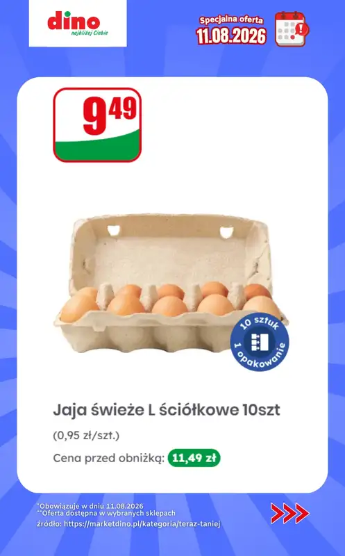 Dino - gazetka promocyjna Specjalna oferta na 11.08.2026 - promocje spoza gazetki od wtorku 11.08 do wtorku 11.08 - strona 4