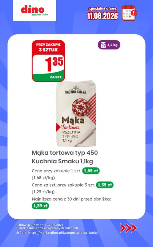Dino - gazetka promocyjna Specjalna oferta na 11.08.2026 - promocje spoza gazetki od wtorku 11.08 do wtorku 11.08 - strona 7