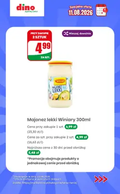 Dino - gazetka promocyjna Specjalna oferta na 11.08.2026 - promocje spoza gazetki od wtorku 11.08 do wtorku 11.08 - strona 8