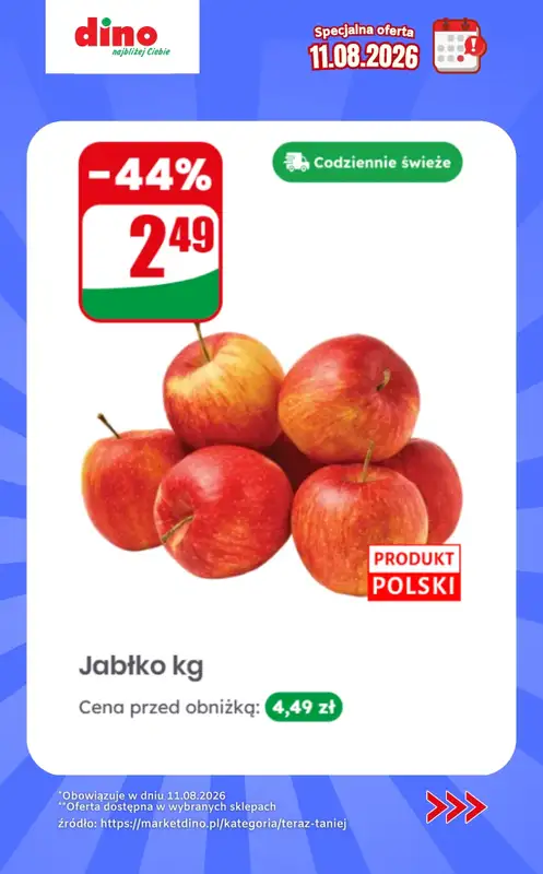 Dino - gazetka promocyjna Specjalna oferta na 11.08.2026 - promocje spoza gazetki od wtorku 11.08 do wtorku 11.08 - strona 2