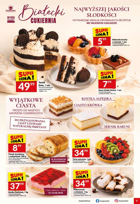 Twój Market - gazetka promocyjna Gazetka od środy 12.08 do wtorku 18.08 - strona 9