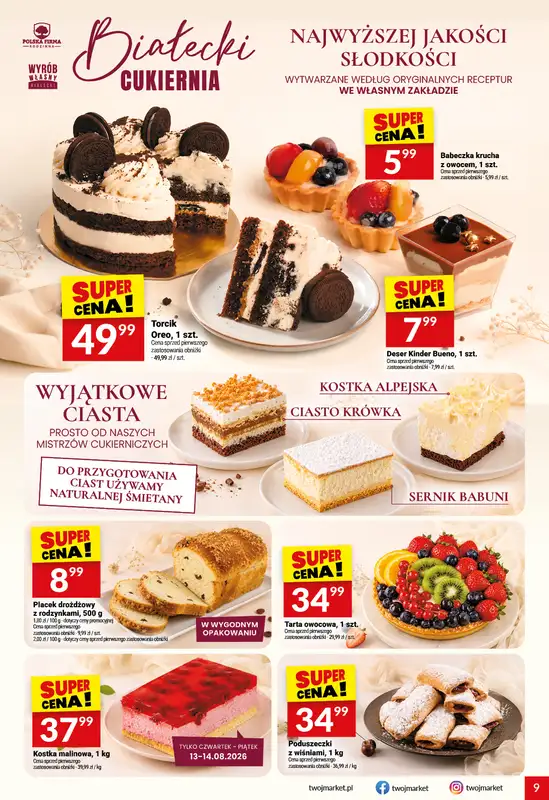 Twój Market - gazetka promocyjna Gazetka od środy 12.08 do wtorku 18.08 - strona 9