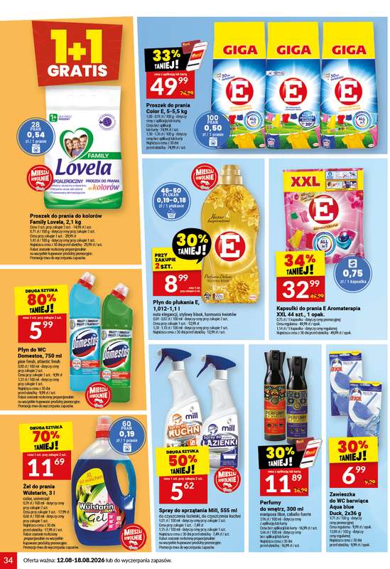 Twój Market - gazetka promocyjna Gazetka od środy 12.08 do wtorku 18.08 - strona 34