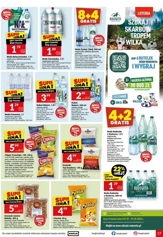 Twój Market - gazetka promocyjna Gazetka od środy 12.08 do wtorku 18.08 - strona 27