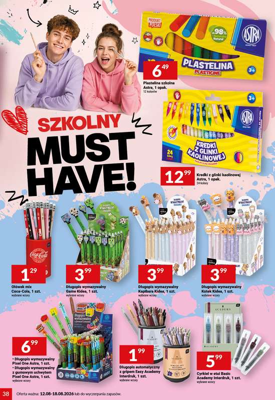 Twój Market - gazetka promocyjna Gazetka od środy 12.08 do wtorku 18.08 - strona 38