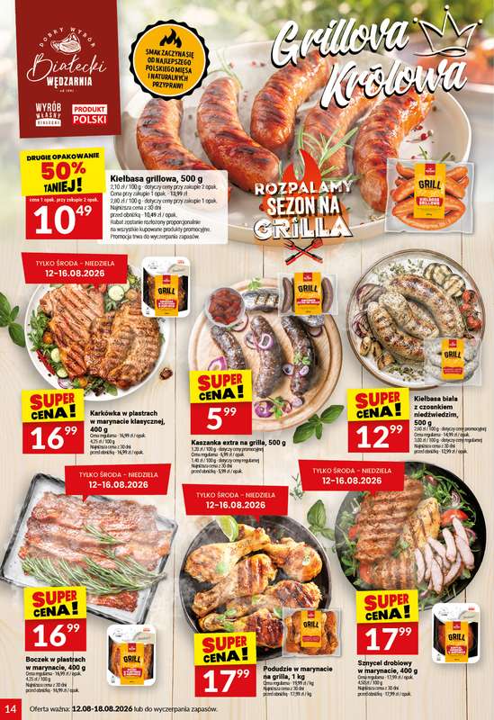 Twój Market - gazetka promocyjna Gazetka od środy 12.08 do wtorku 18.08 - strona 14