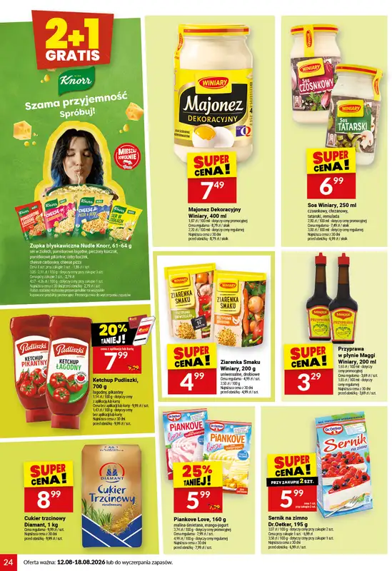 Twój Market - gazetka promocyjna Gazetka od środy 12.08 do wtorku 18.08 - strona 24