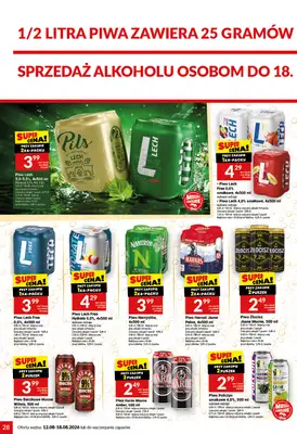 Twój Market - gazetka promocyjna Gazetka od środy 12.08 do wtorku 18.08 - strona 28
