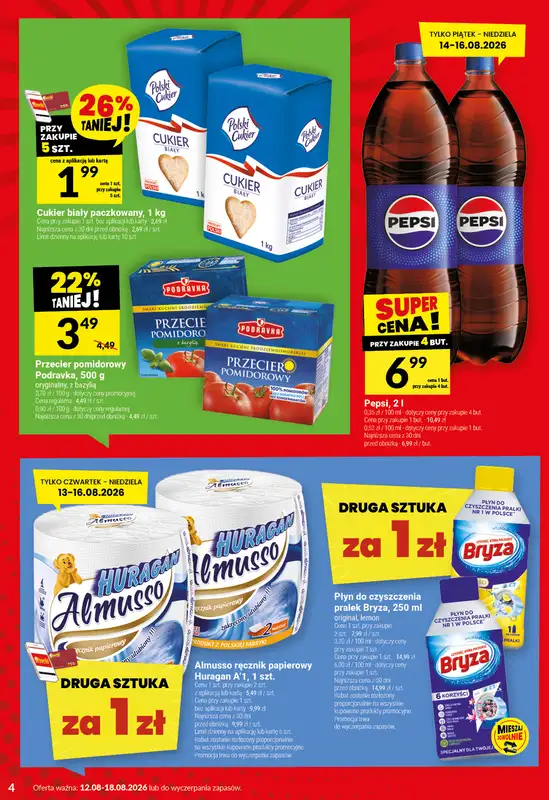 Twój Market - gazetka promocyjna Gazetka od środy 12.08 do wtorku 18.08 - strona 4