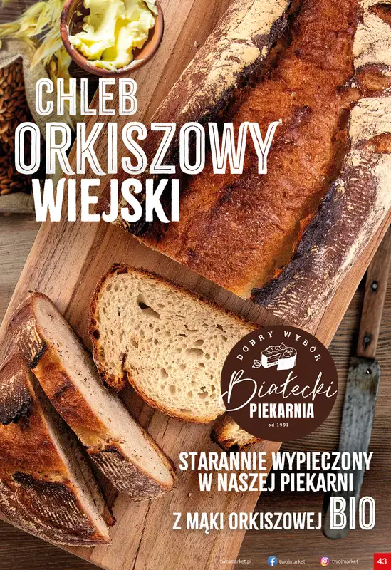 Twój Market - gazetka promocyjna Gazetka od środy 12.08 do wtorku 18.08 - strona 43