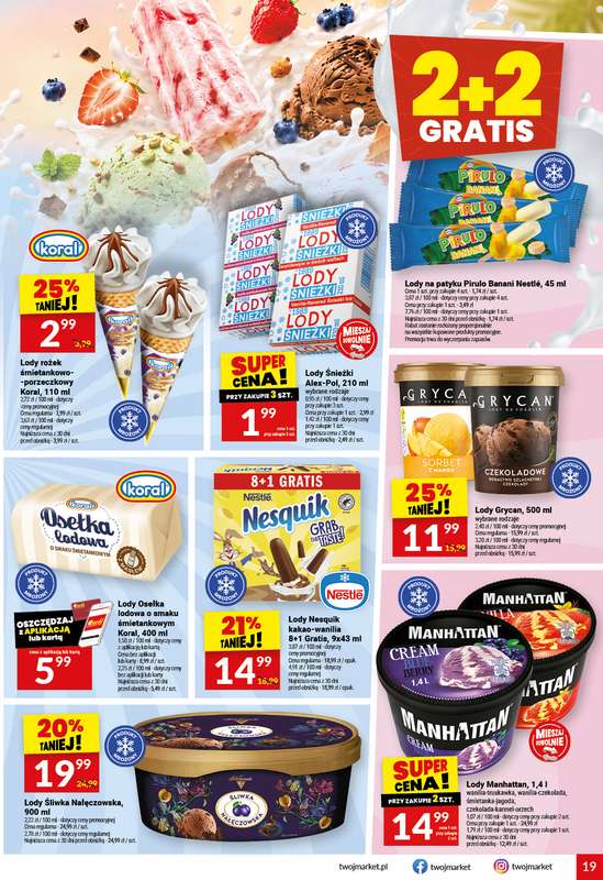 Twój Market - gazetka promocyjna Gazetka od środy 12.08 do wtorku 18.08 - strona 19