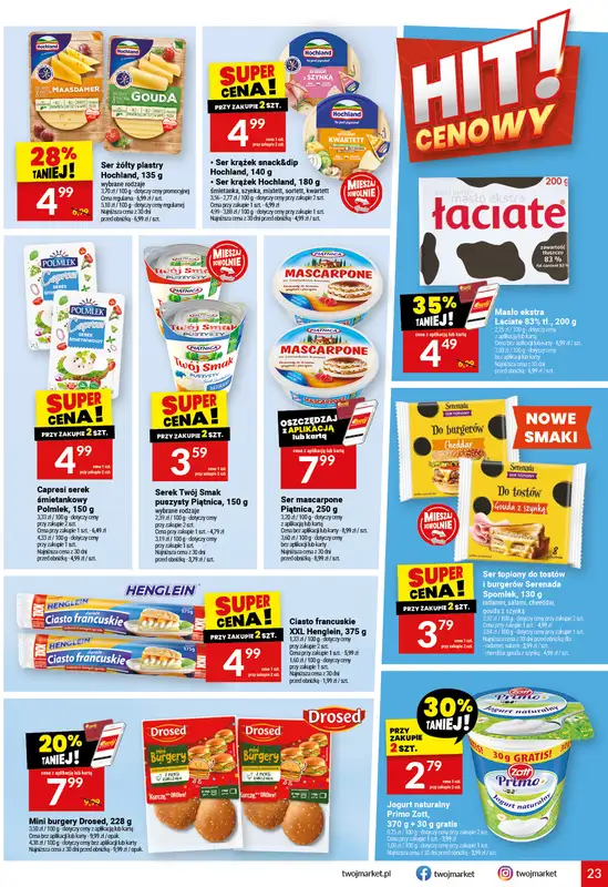 Twój Market - gazetka promocyjna Gazetka od środy 12.08 do wtorku 18.08 - strona 23