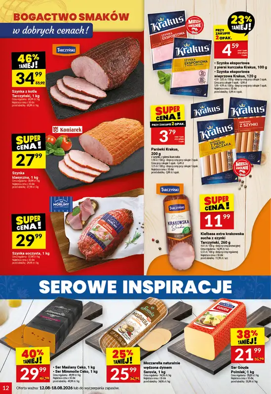 Twój Market - gazetka promocyjna Gazetka od środy 12.08 do wtorku 18.08 - strona 12