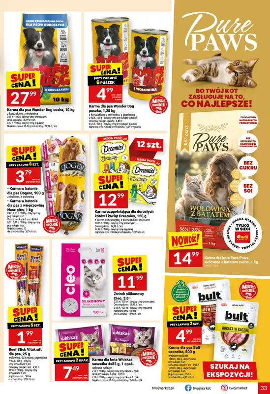 Twój Market - gazetka promocyjna Gazetka od środy 12.08 do wtorku 18.08 - strona 33