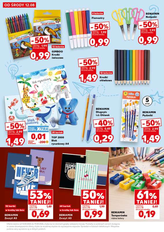 Kaufland - gazetka promocyjna Oferta Kaufland - do Szkoły! od środy 12.08 do środy 19.08 - strona 5