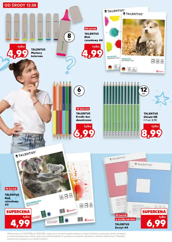 Kaufland - gazetka promocyjna Oferta Kaufland - do Szkoły! od środy 12.08 do środy 19.08 - strona 27
