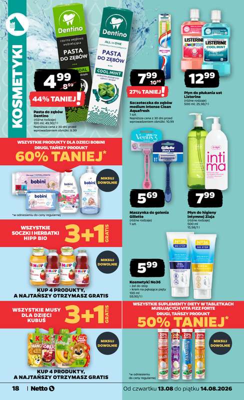 Netto - gazetka promocyjna Gazetka Spożywcza od czwartku 13.08 do piątku 14.08 - strona 18