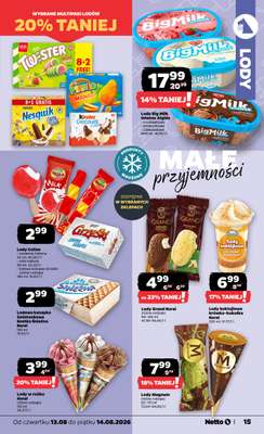 Netto - gazetka promocyjna Gazetka Spożywcza od czwartku 13.08 do piątku 14.08 - strona 15