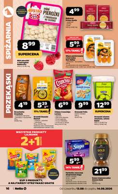 Netto - gazetka promocyjna Gazetka Spożywcza od czwartku 13.08 do piątku 14.08 - strona 16