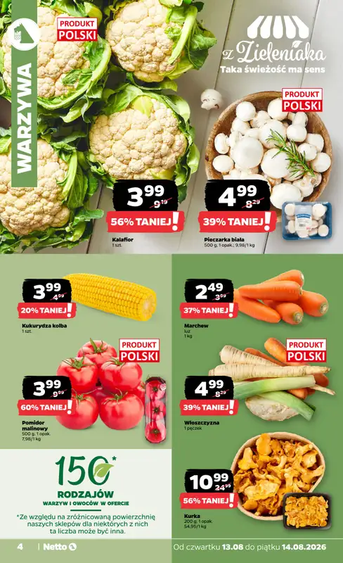 Netto - gazetka promocyjna Gazetka Spożywcza od czwartku 13.08 do piątku 14.08 - strona 4
