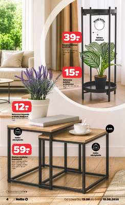 Netto - gazetka promocyjna Inspiracje tygodnia Sypialnia  do środy 19.08 - strona 4