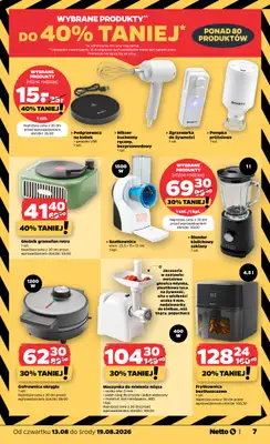 Netto - gazetka promocyjna Inspiracje tygodnia Sypialnia  do środy 19.08 - strona 7