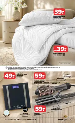 Netto - gazetka promocyjna Inspiracje tygodnia Sypialnia  do środy 19.08 - strona 3