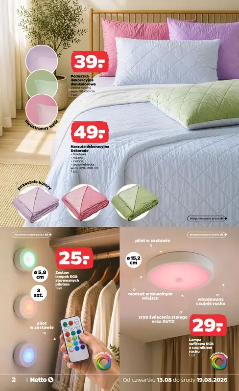 Netto - gazetka promocyjna Inspiracje tygodnia Sypialnia   - strona 2