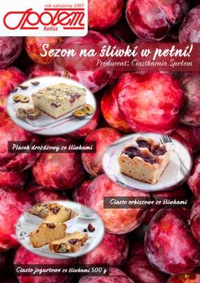 Społem - Blisko i Korzystnie - gazetka promocyjna Plakat promocyjny PSS Kalisz od poniedziałku 24.08 do soboty 19.09