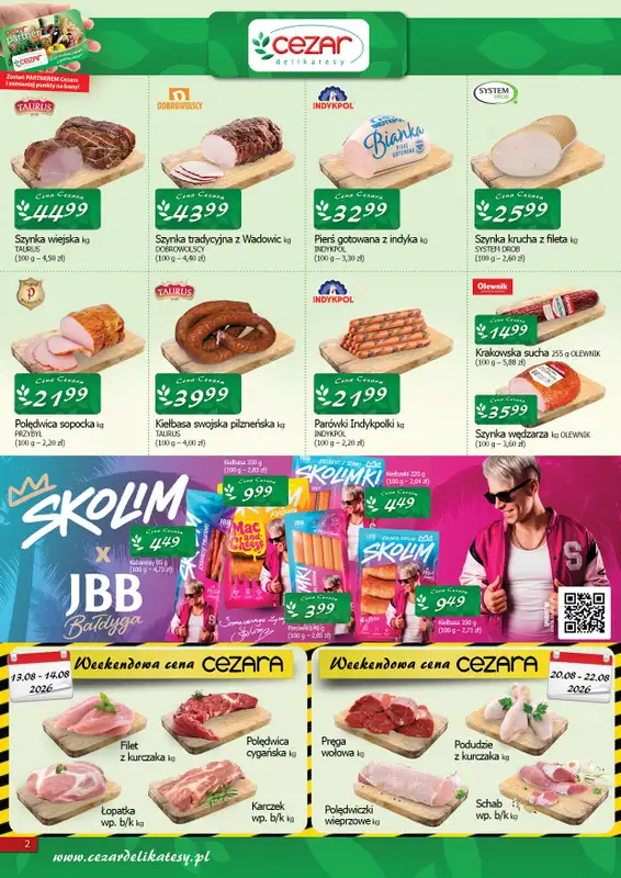 CEZAR Delikatesy - gazetka promocyjna Gazetka od czwartku 13.08 do środy 26.08 - strona 2