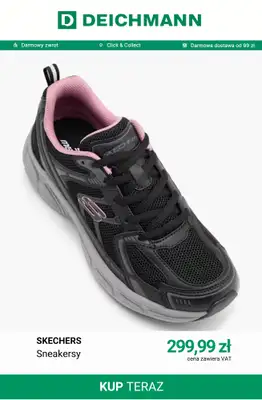 Deichmann - gazetka promocyjna -20% na nieprzecenione produkty Skechers od wtorku 11.08 do poniedziałku 17.08 - strona 4