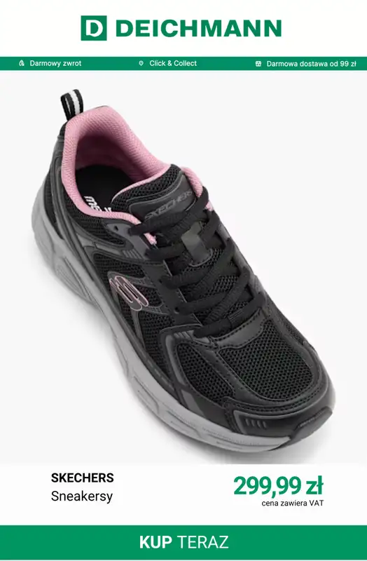 Deichmann - gazetka promocyjna -20% na nieprzecenione produkty Skechers od wtorku 11.08 do poniedziałku 17.08 - strona 4