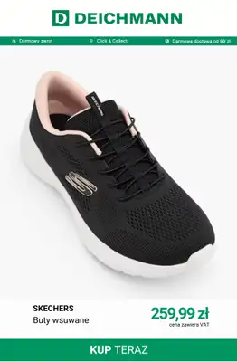 Deichmann - gazetka promocyjna -20% na nieprzecenione produkty Skechers od wtorku 11.08 do poniedziałku 17.08 - strona 7
