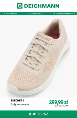 Deichmann - gazetka promocyjna -20% na nieprzecenione produkty Skechers od wtorku 11.08 do poniedziałku 17.08 - strona 3