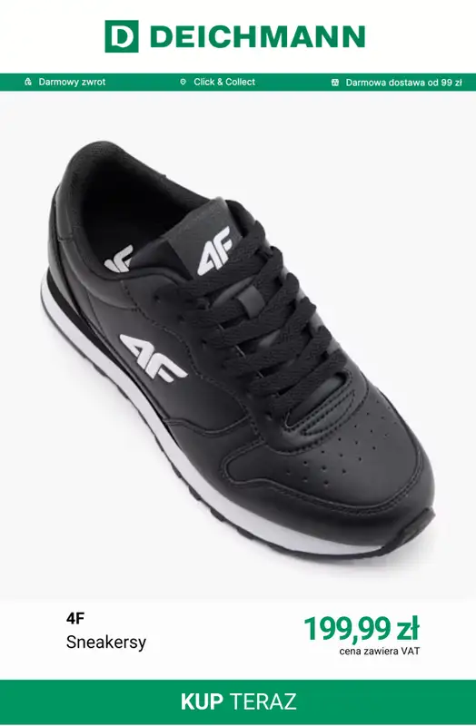 Deichmann - gazetka promocyjna Nowa kolekcja 4F od środy 12.08  - strona 3