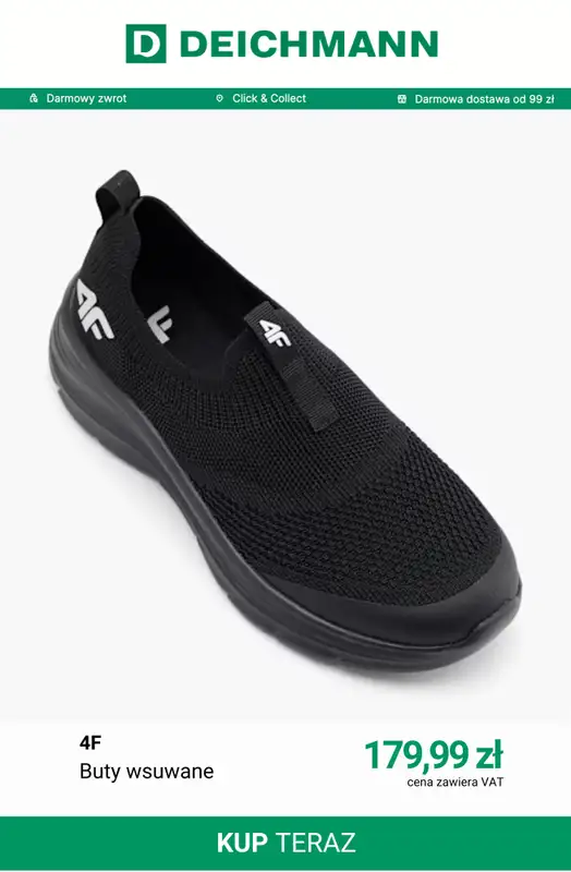 Deichmann - gazetka promocyjna Nowa kolekcja 4F od środy 12.08  - strona 8