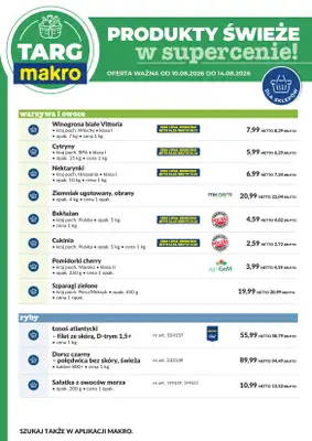 Makro - gazetka promocyjna Targ MAKRO - oferta świeża w super cenach! od wtorku 11.08 do piątku 14.08 - strona 6
