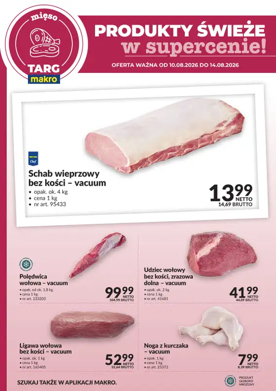 Makro - gazetka promocyjna Targ MAKRO - oferta świeża w super cenach! od wtorku 11.08 do piątku 14.08 - strona 2