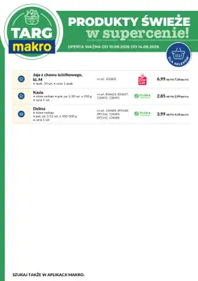 Makro - gazetka promocyjna Targ MAKRO - oferta świeża w super cenach! od wtorku 11.08 do piątku 14.08 - strona 8