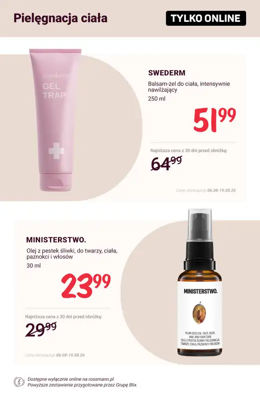 Rossmann - gazetka promocyjna Promocje TYLKO ONLINE od wtorku 11.08 do środy 19.08 - strona 7