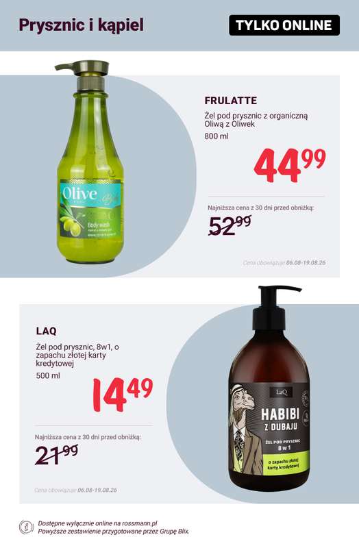 Rossmann - gazetka promocyjna Promocje TYLKO ONLINE od wtorku 11.08 do środy 19.08 - strona 8