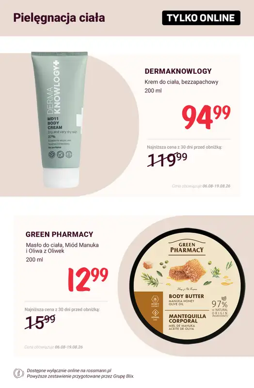 Rossmann - gazetka promocyjna Promocje TYLKO ONLINE od wtorku 11.08 do środy 19.08 - strona 6