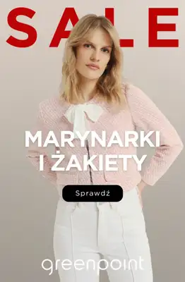 Greenpoint - gazetka promocyjna Marynarki i żakiety na wyprzedaży od wtorku 11.08 