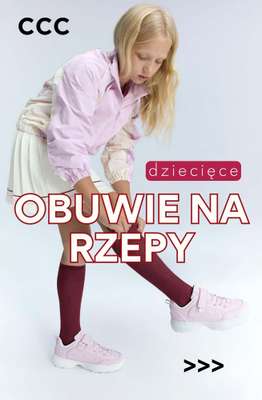 CCC - gazetka promocyjna Buty na rzepy dla dzieci od 49,99 zł od wtorku 11.08 do czwartku 20.08