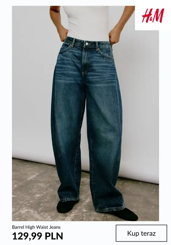 H&M - gazetka promocyjna Barrel jeans damskie od środy 12.08  - strona 6