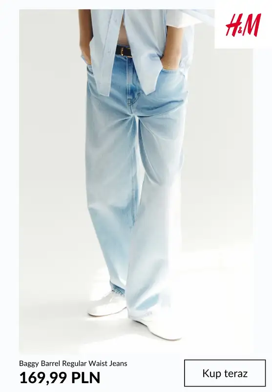 H&M - gazetka promocyjna Barrel jeans damskie od środy 12.08  - strona 7