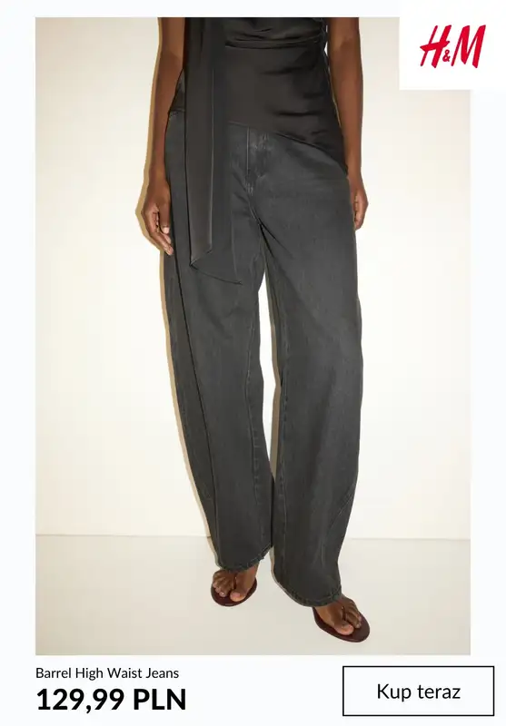 H&M - gazetka promocyjna Barrel jeans damskie od środy 12.08  - strona 8