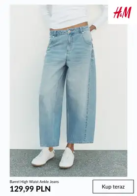 H&M - gazetka promocyjna Barrel jeans damskie od środy 12.08  - strona 11