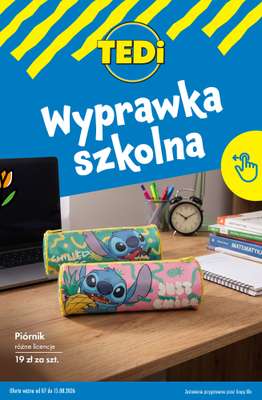 Tedi - gazetka promocyjna Wyprawka szkolna w supercenach! od środy 12.08 do soboty 15.08